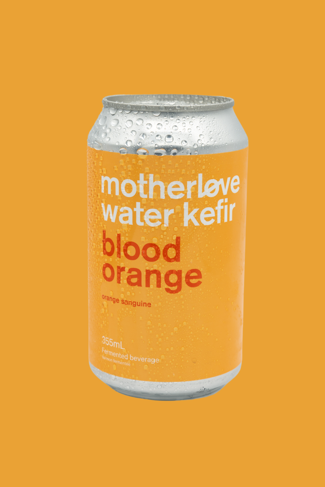 Blood Orange Water Kefir - 6 pack