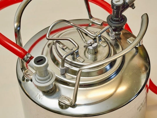 Cornelius Kegs of Kombucha and Water Kefir